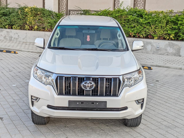Toyota LAND CRUISER PRADO 2021  White LHD Petrol AT SUV 4WD view 3