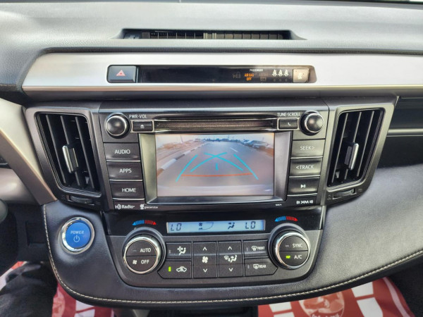 Toyota RAV 4 2017  Silver LHD Hybrid AT SUV Crossover 2WD view 18