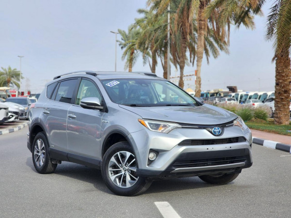 Toyota RAV 4 2017  Silver LHD Hybrid AT SUV Crossover 2WD view 19