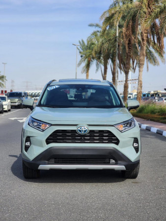 Toyota RAV 4 2021  Green LHD Hybrid AT SUV Crossover 2WD