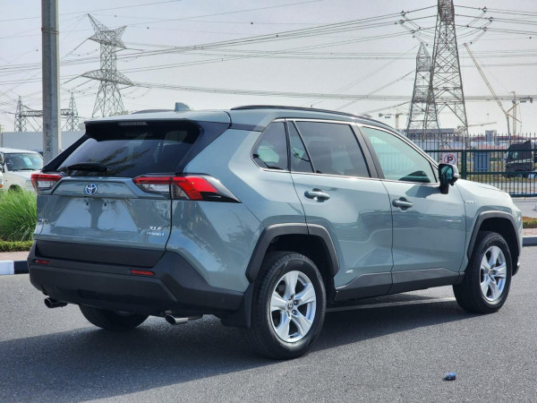 Toyota RAV 4 2021  Green LHD Hybrid AT SUV Crossover 2WD view 18