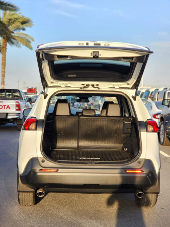 Toyota RAV 4 2020  White LHD Petrol AT SUV Crossover 4WD view 2