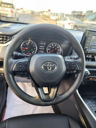 Toyota RAV 4 2020  White LHD Petrol AT SUV Crossover 4WD view 4