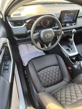 Toyota RAV 4 2020  White LHD Petrol AT SUV Crossover 4WD view 12