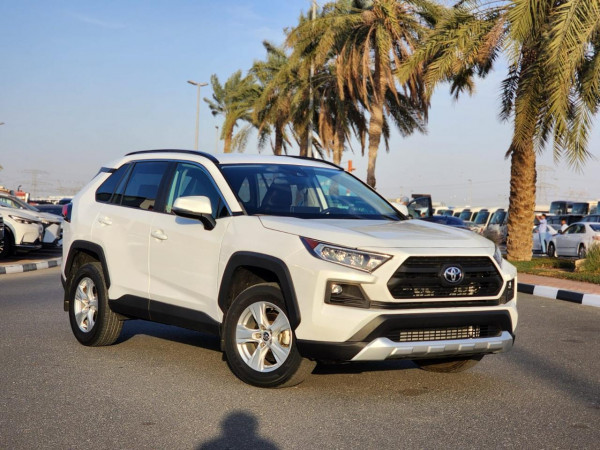 Toyota RAV 4 2020  White LHD Petrol AT SUV Crossover 4WD view 17
