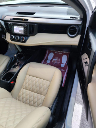 Toyota RAV 4 2017  White LHD Petrol AT SUV Crossover 2WD view 2