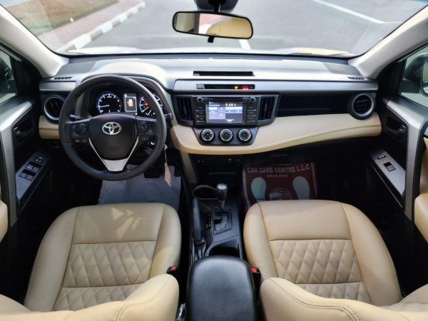 Toyota RAV 4 2017  White LHD Petrol AT SUV Crossover 2WD view 5