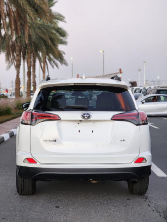 Toyota RAV 4 2017  White LHD Petrol AT SUV Crossover 2WD view 8