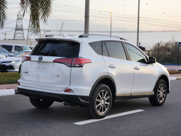 Toyota RAV 4 2017  White LHD Petrol AT SUV Crossover 2WD view 9