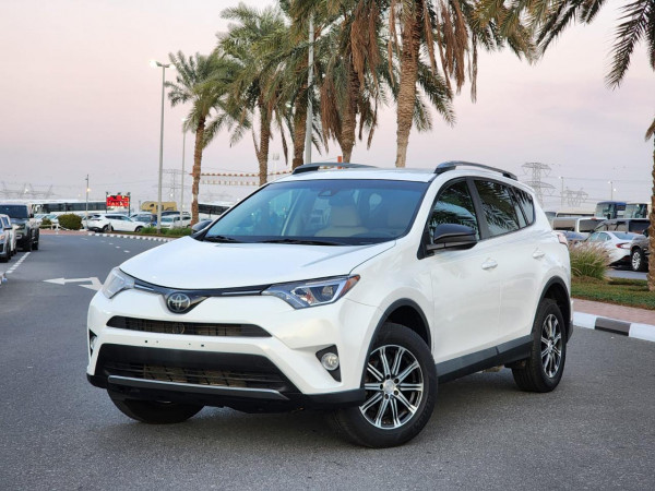 Toyota RAV 4 2017  White LHD Petrol AT SUV Crossover 2WD view 13
