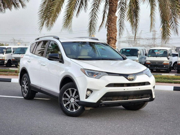 Toyota RAV 4 2017  White LHD Petrol AT SUV Crossover 2WD view 16