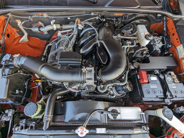 Toyota Hilux 2021  Red LHD Petrol AT Pickup 4WD view 2