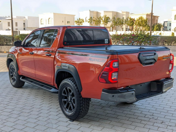 Toyota Hilux 2021  Red LHD Petrol AT Pickup 4WD view 3