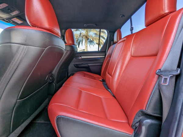Toyota Hilux 2021  Red LHD Petrol AT Pickup 4WD view 9