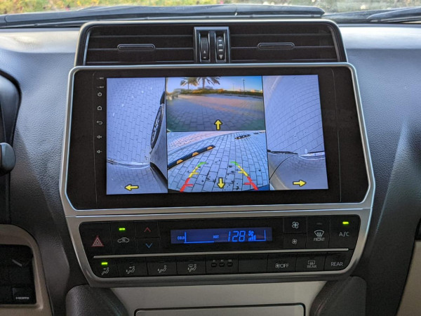 Toyota LAND CRUISER PRADO 2019  Grey LHD Petrol AT SUV 4WD view 2