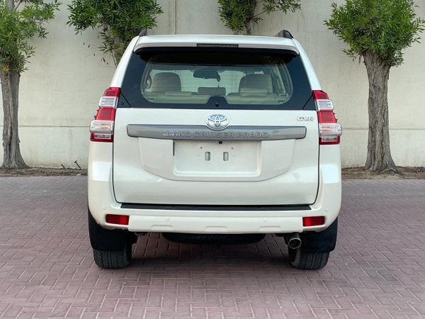 Toyota LAND CRUISER PRADO 2014/ White LHD Petrol AT SUV 4WD view 4