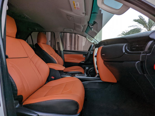 Toyota Fortuner 2018  White LHD Petrol AT SUV 4WD view 4