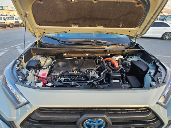 Toyota RAV 4 2019  Green LHD Hybrid AT SUV Crossover 2WD view 4