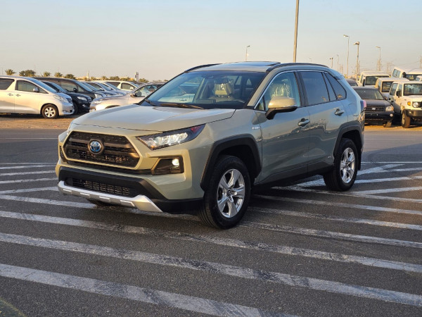Toyota RAV 4 2019  Green LHD Hybrid AT SUV Crossover 2WD view 17