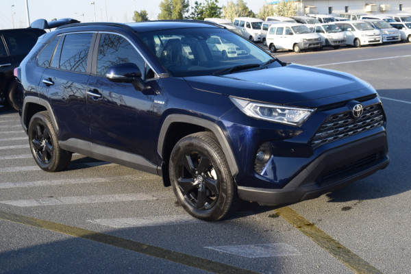 Toyota RAV 4 2020  Blue RHD Hybrid AT SUV Crossover 2WD view 11