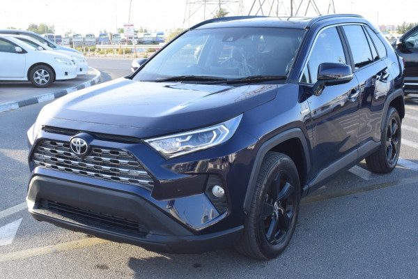 Toyota RAV 4 2020  Blue RHD Hybrid AT SUV Crossover 2WD view 19