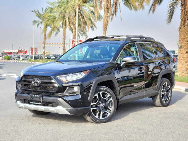 Toyota RAV 4 2019  Black LHD Petrol AT SUV Crossover 4WD view 18