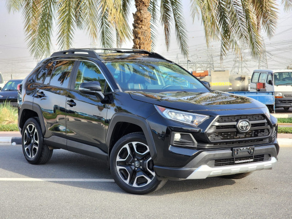 Toyota RAV 4 2019  Black LHD Petrol AT SUV Crossover 4WD view 24