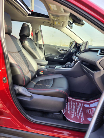 Toyota RAV 4 2020/ Red LHD Hybrid AT SUV Crossover 2WD view 7