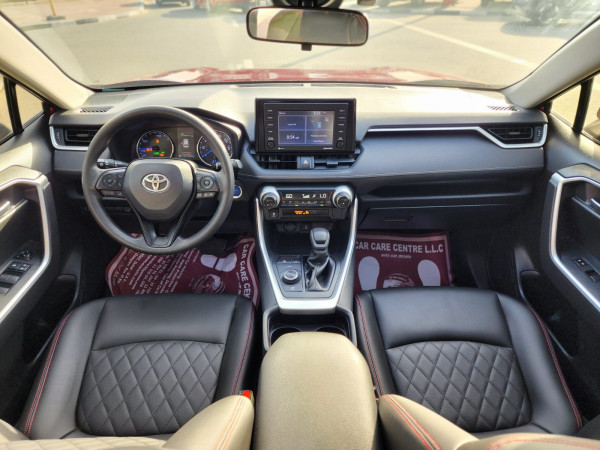 Toyota RAV 4 2020/ Red LHD Hybrid AT SUV Crossover 2WD view 9