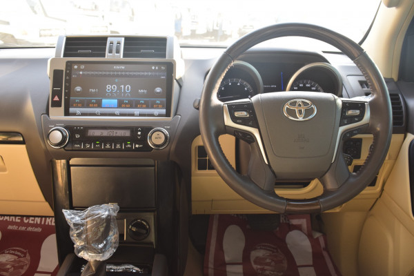 Toyota Prado 2017/ White RHD Petrol AT SUV 4WD view 4
