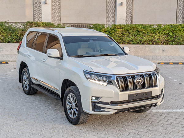 Toyota LAND CRUISER PRADO 2020  White LHD Petrol AT SUV 4WD view 2
