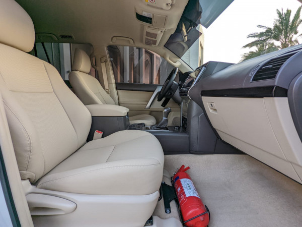 Toyota LAND CRUISER PRADO 2020  White LHD Petrol AT SUV 4WD view 4