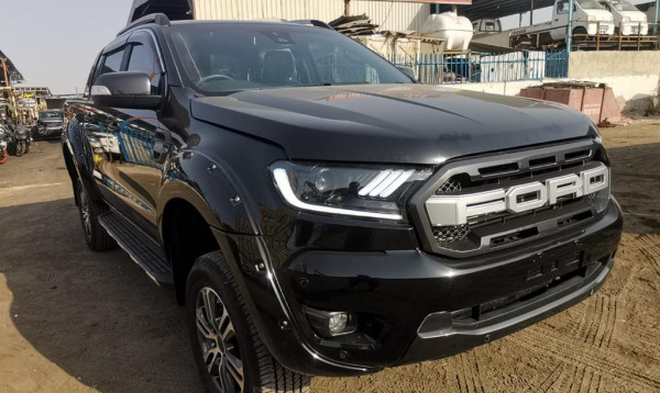 Ford Ranger 2021/ Black RHD Diesel AT Pickup 4WD view 4