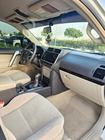 Toyota LAND CRUISER PRADO 2019  White LHD Petrol AT SUV 4WD view 2