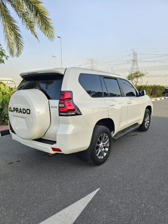 Toyota LAND CRUISER PRADO 2019  White LHD Petrol AT SUV 4WD view 4
