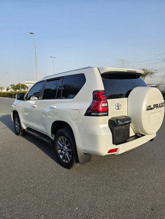 Toyota LAND CRUISER PRADO 2019  White LHD Petrol AT SUV 4WD view 5