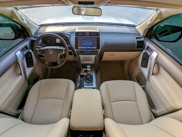 Toyota LAND CRUISER PRADO 2022/ White LHD Petrol AT SUV 4WD view 5