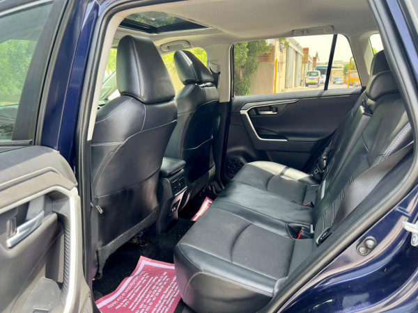 Toyota RAV 4 2020  Blue LHD Petrol AT SUV Crossover 4WD view 3