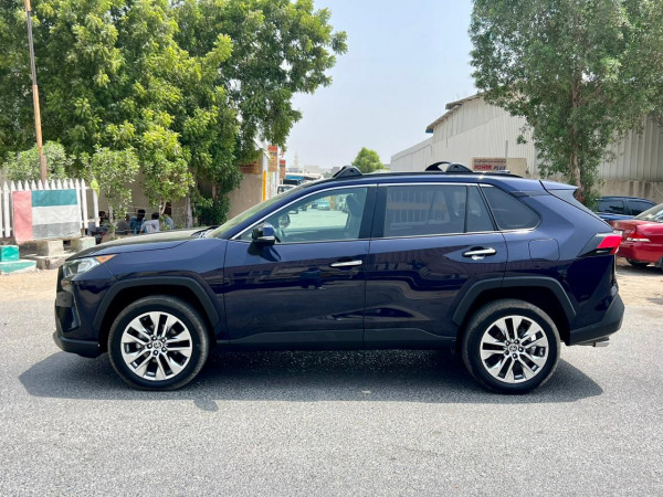 Toyota RAV 4 2020  Blue LHD Petrol AT SUV Crossover 4WD view 12