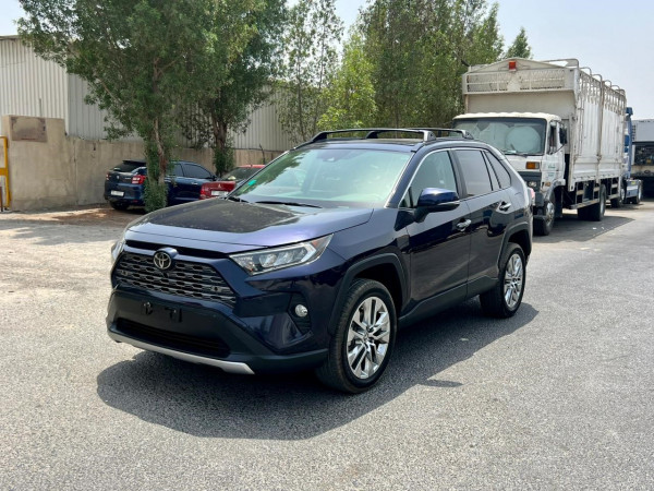 Toyota RAV 4 2020  Blue LHD Petrol AT SUV Crossover 4WD view 15
