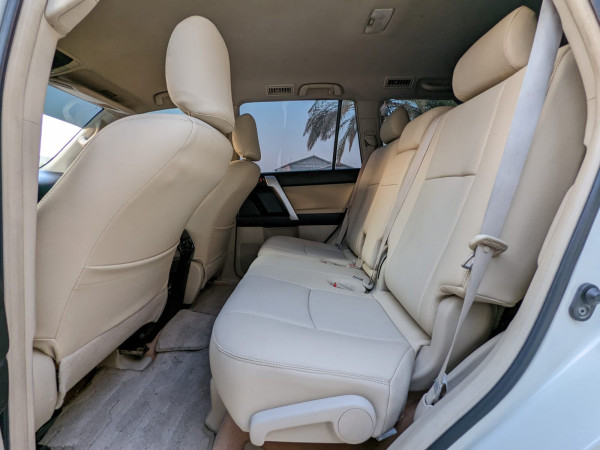 Toyota LAND CRUISER PRADO 2010/ White LHD Petrol AT SUV 4WD view 5