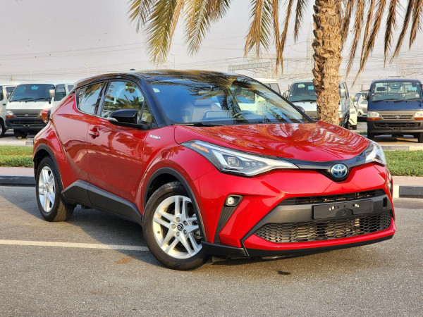 Toyota C HR 2022/ Red LHD Hybrid AT SUV Crossover 2WD view 20