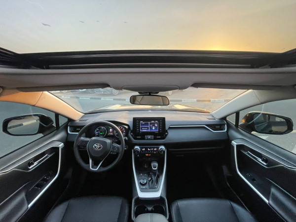 Toyota RAV 4 2021/ Black LHD Hybrid AT SUV Crossover 2WD view 2