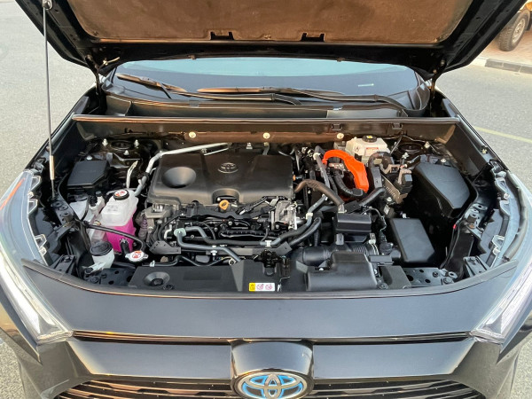 Toyota RAV 4 2021/ Black LHD Hybrid AT SUV Crossover 2WD view 8