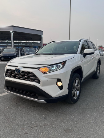 Toyota RAV 4 2020  White LHD Hybrid AT SUV Crossover 2WD
