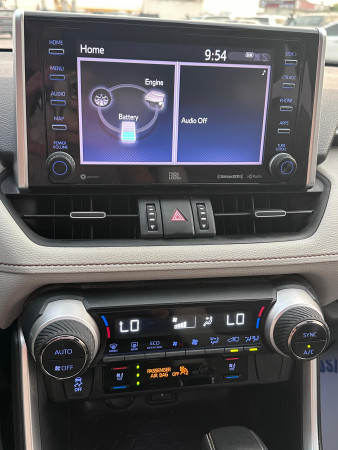 Toyota RAV 4 2020  White LHD Hybrid AT SUV Crossover 2WD view 4