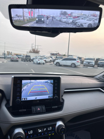 Toyota RAV 4 2020  White LHD Hybrid AT SUV Crossover 2WD view 16