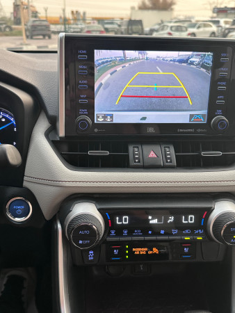 Toyota RAV 4 2020  White LHD Hybrid AT SUV Crossover 2WD view 18