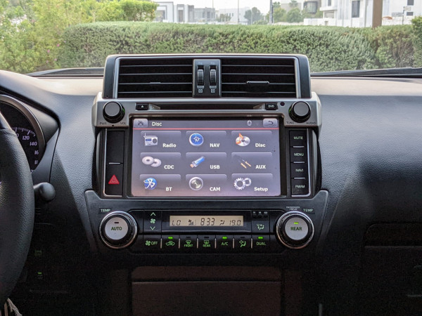 Toyota Prado 2017  Black LHD Petrol AT SUV 4WD view 4