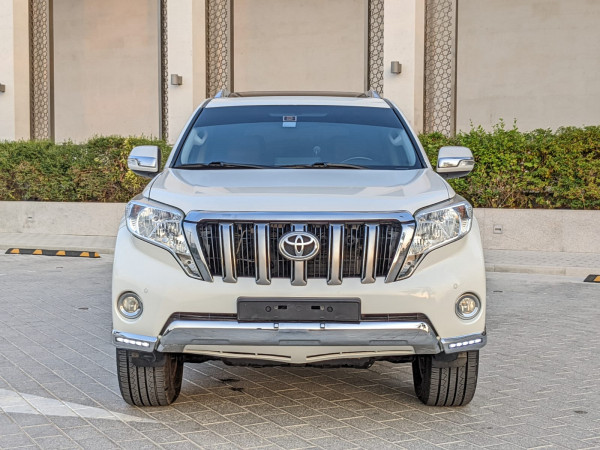 Toyota LAND CRUISER PRADO 2016  White LHD Petrol AT SUV 4WD view 2
